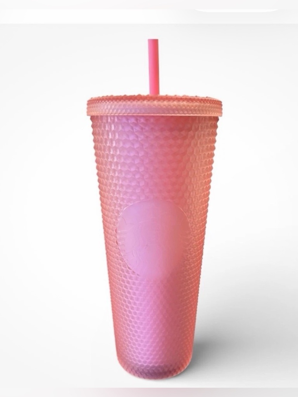 RETIRED: Starbucks | 2022 Valentine's Soft Touch Pink Studded Venti Tumbler
